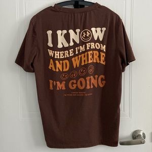 🩻MENS BROWN GRAPHIC TEE